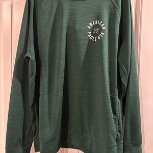 American Eagle Green Long Sleeve Shirt